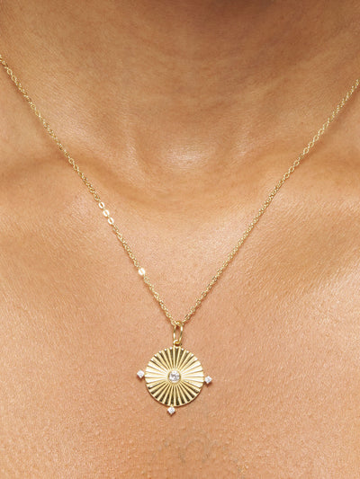 North Star Medallion Necklace