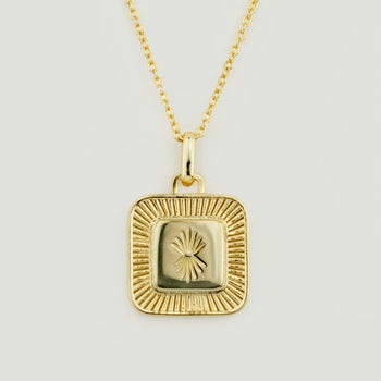 Golden Glyph Pendant