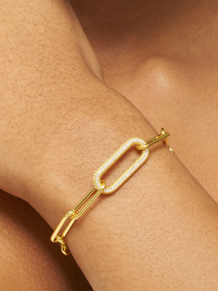 Long Link Chain Bracelet