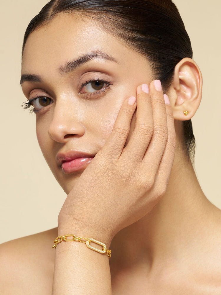 Luminous Link Statement Bracelet