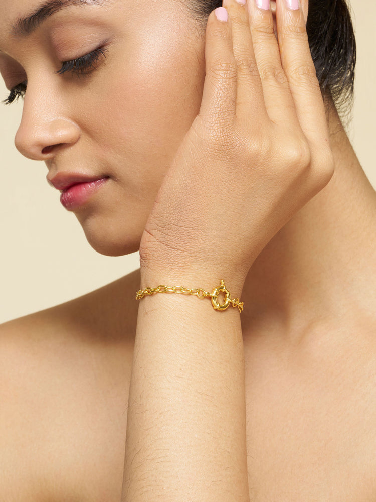 Refined Link Chain Bracelet