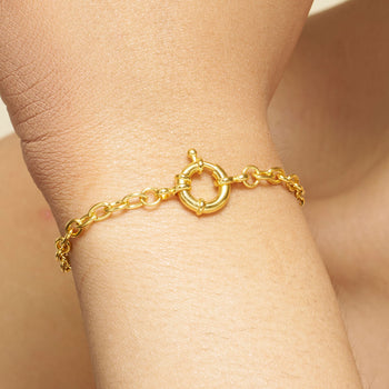 Refined Link Chain Bracelet