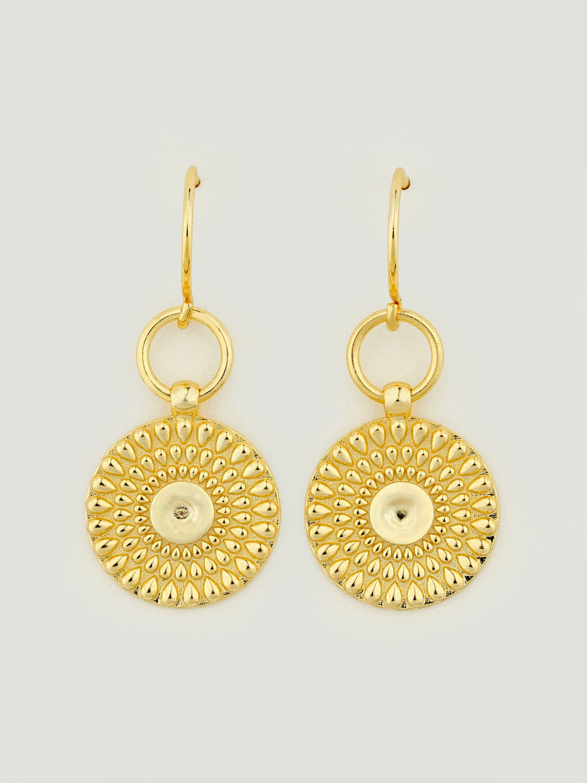 Solstice Disc Drop Earrings