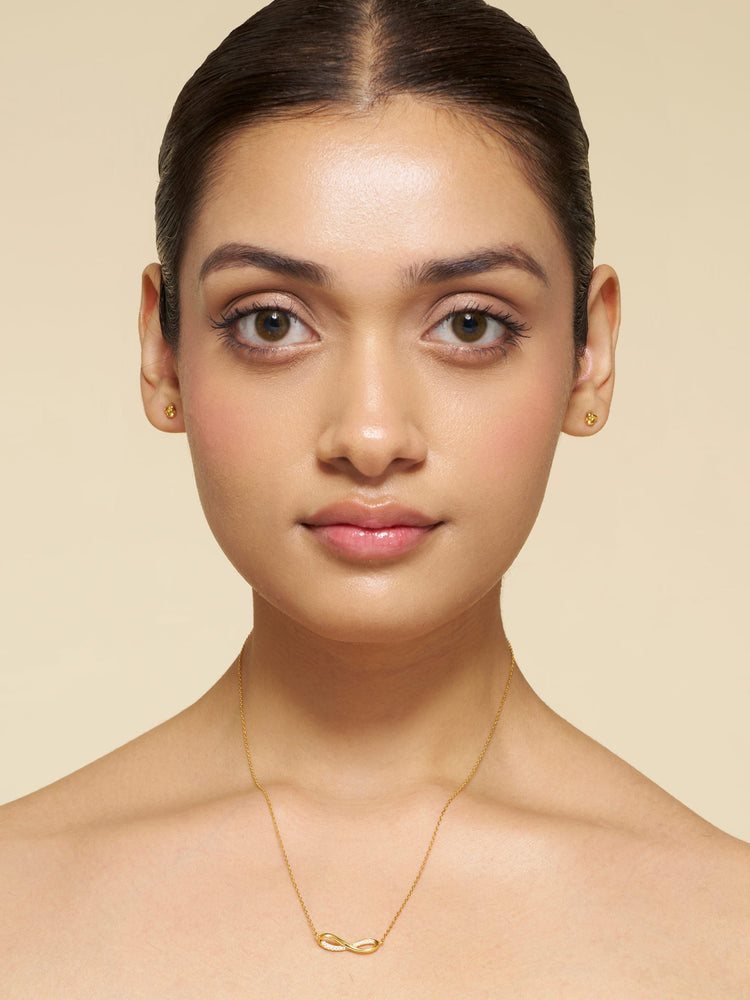 Eternal Glow Infinity Pendant Necklace