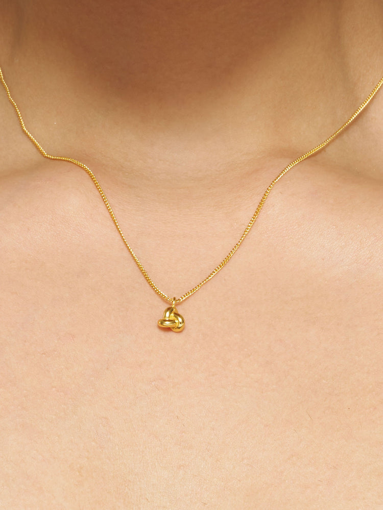 Eternal Knot Earrings + Pendant Necklace Set