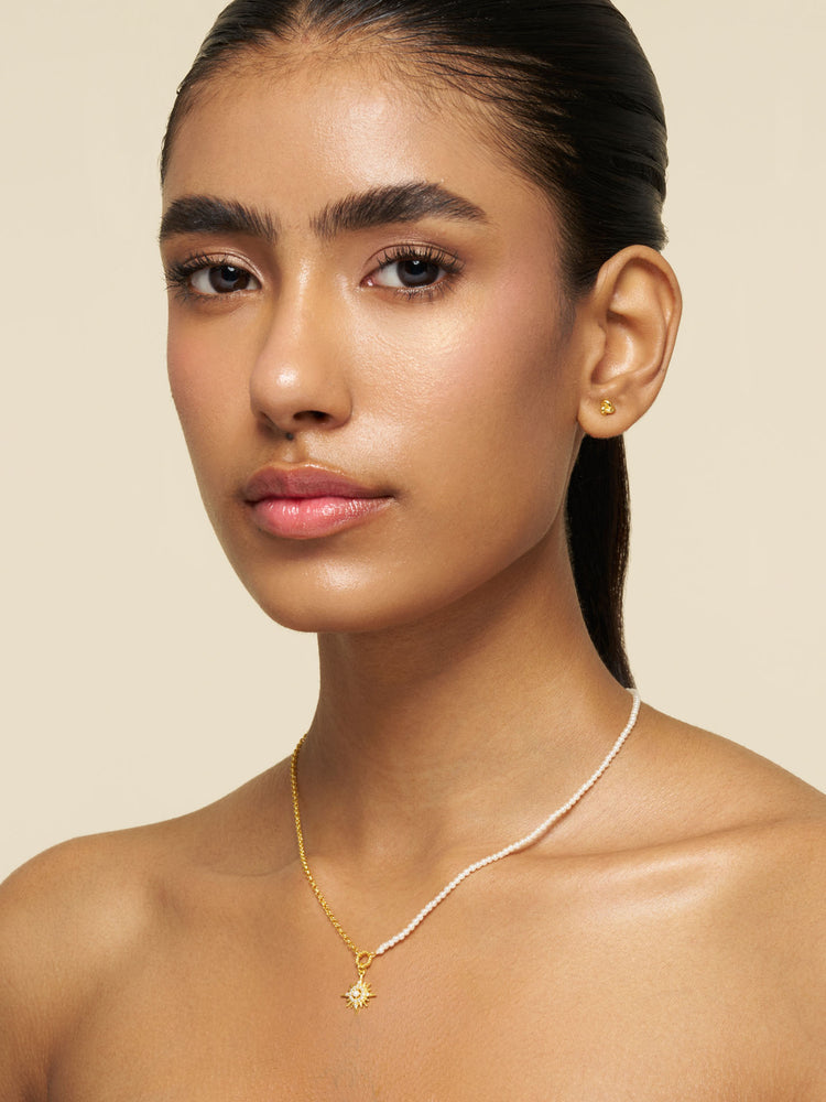 Celestial Starburst Pendant Necklace