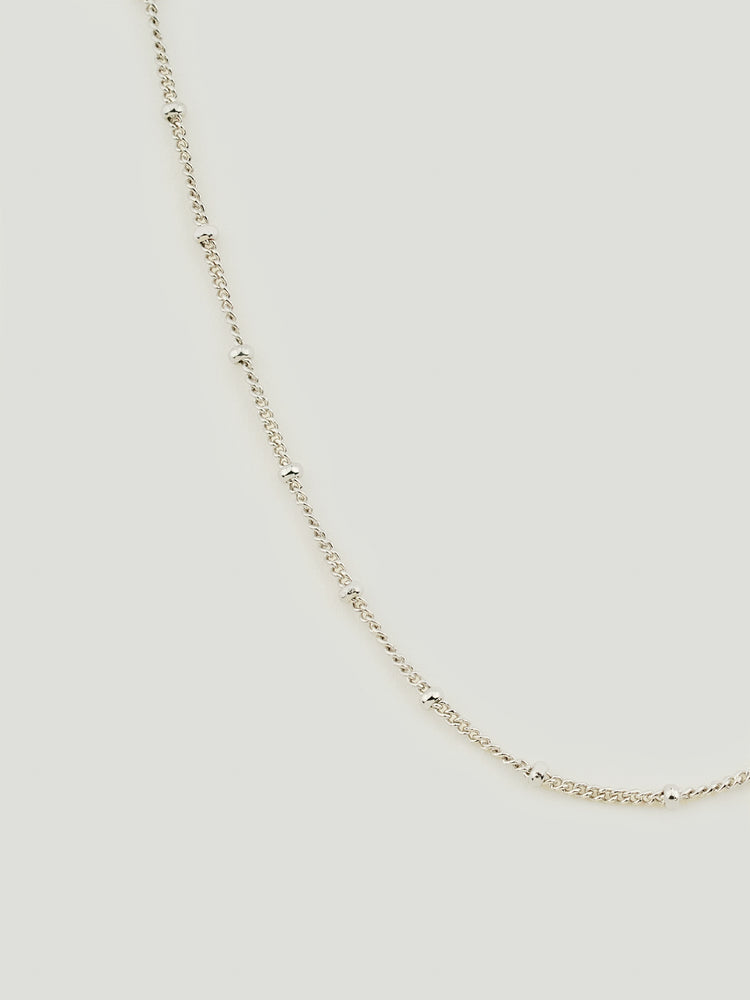 Silver Whisper Chain Necklace