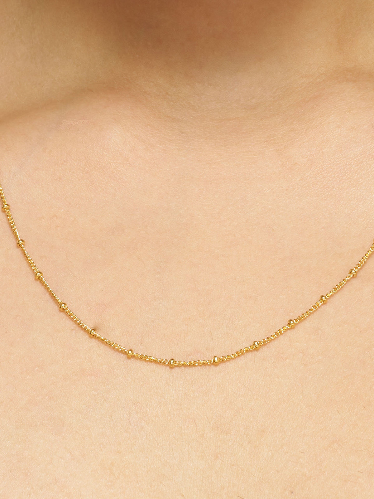 Golden Whisper Chain Necklace
