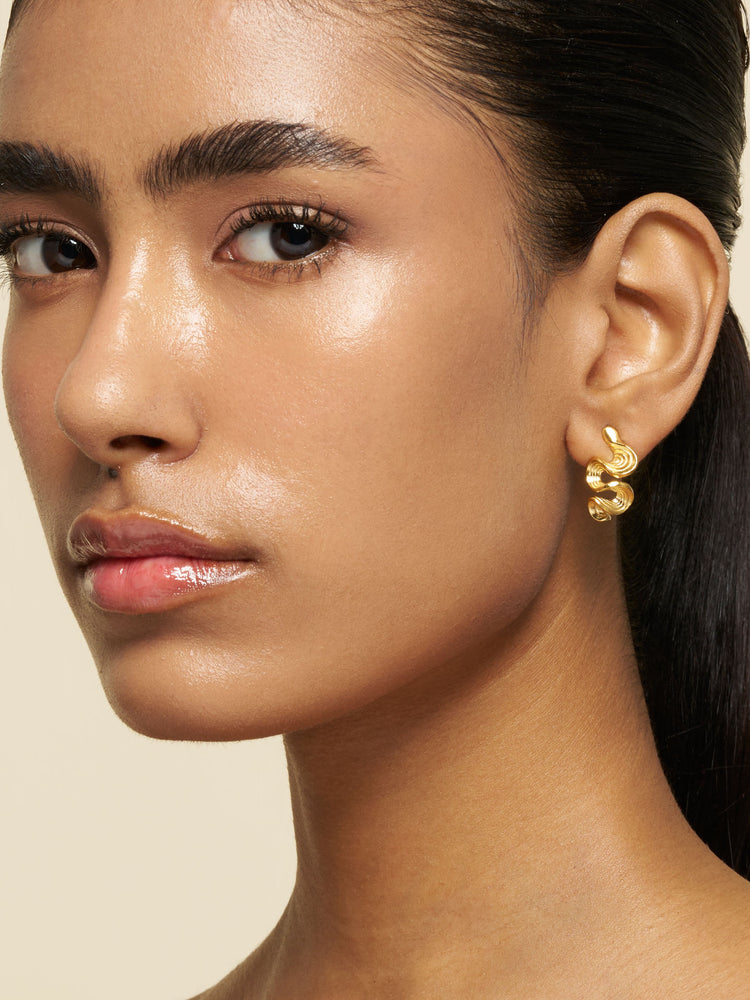 Ripple Twist Earrings