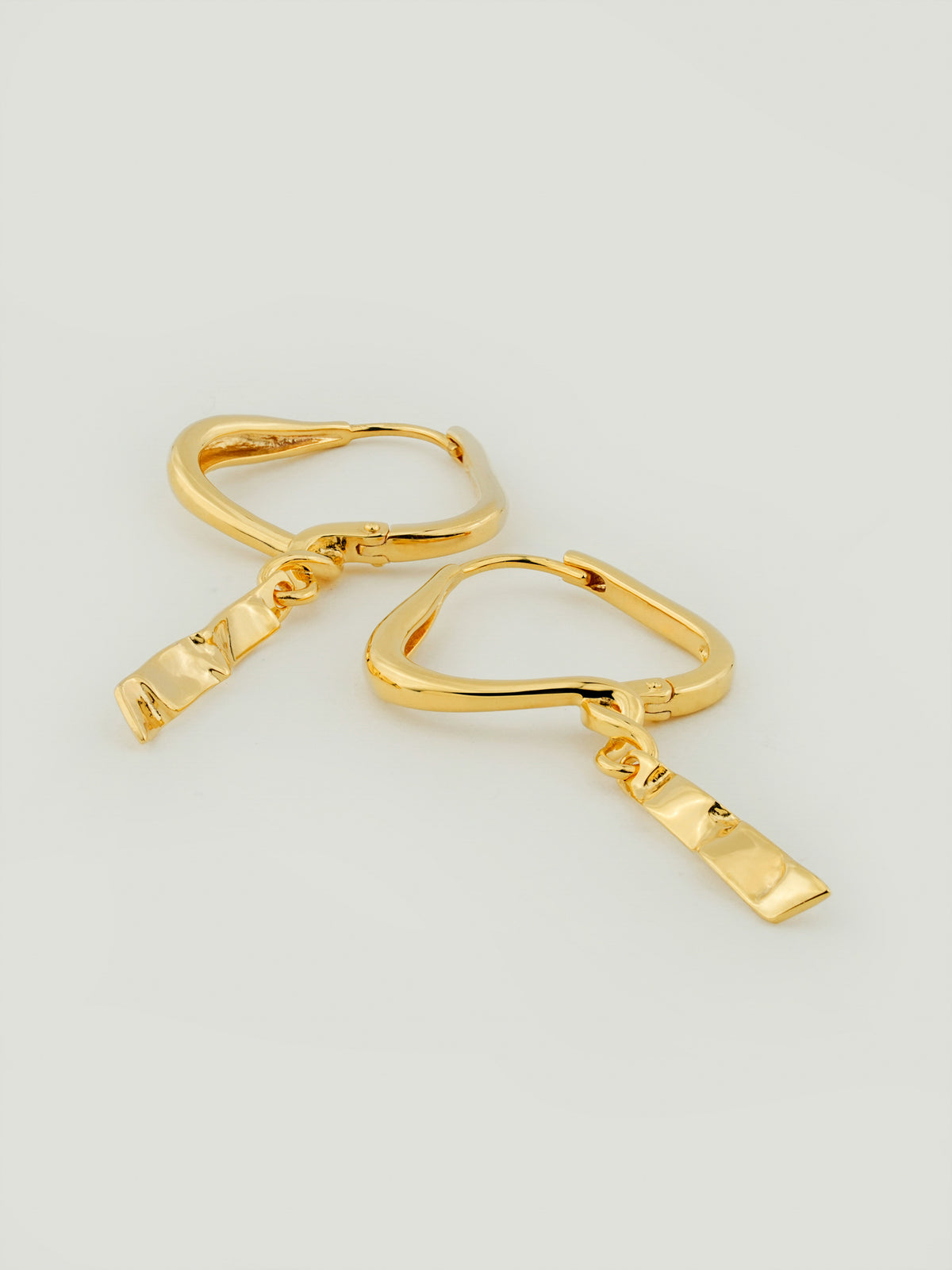 Molten Link Drop Earrings
