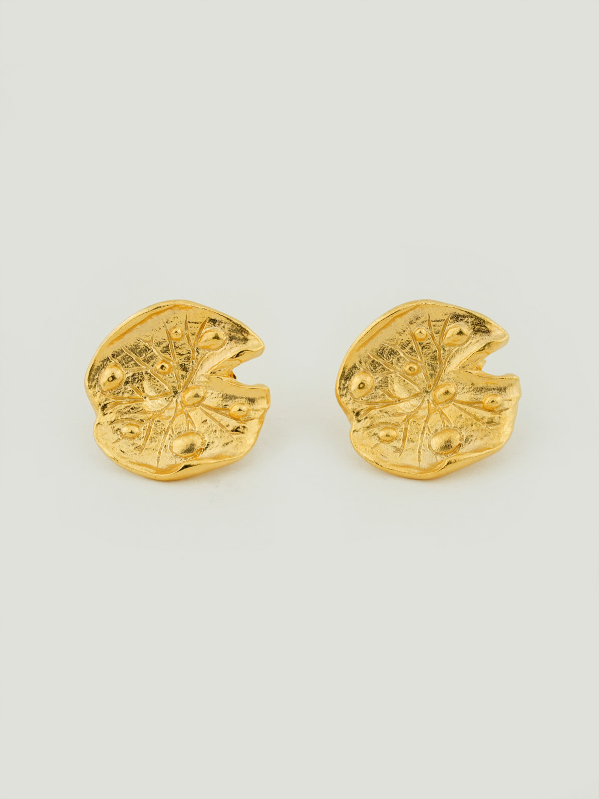 Lily Ancient Bloom Stud Earrings