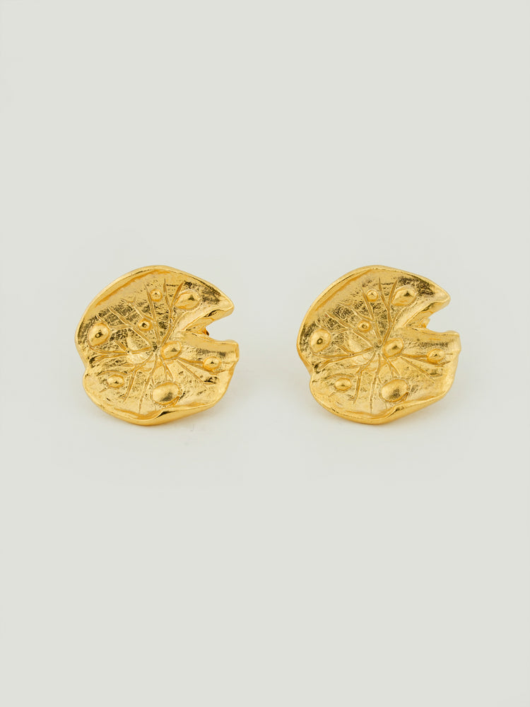 Lily Ancient Bloom Stud Earrings