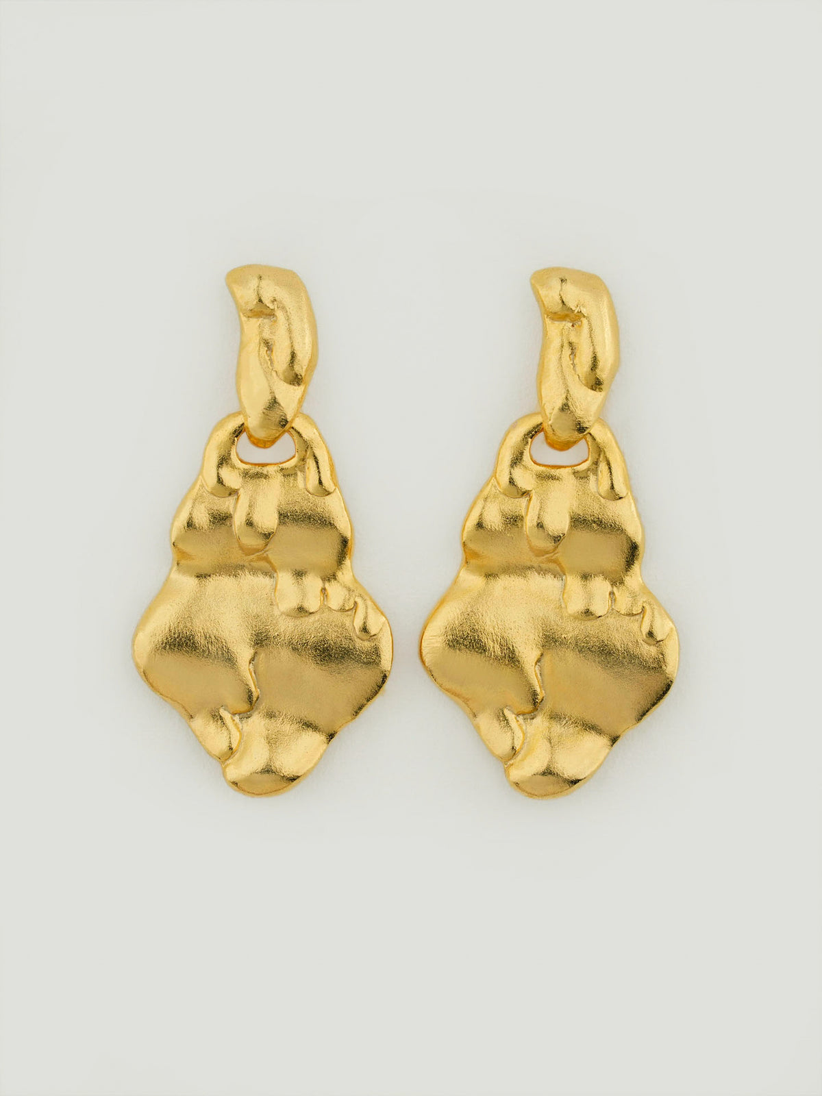 Golden Ember Drop Earrings
