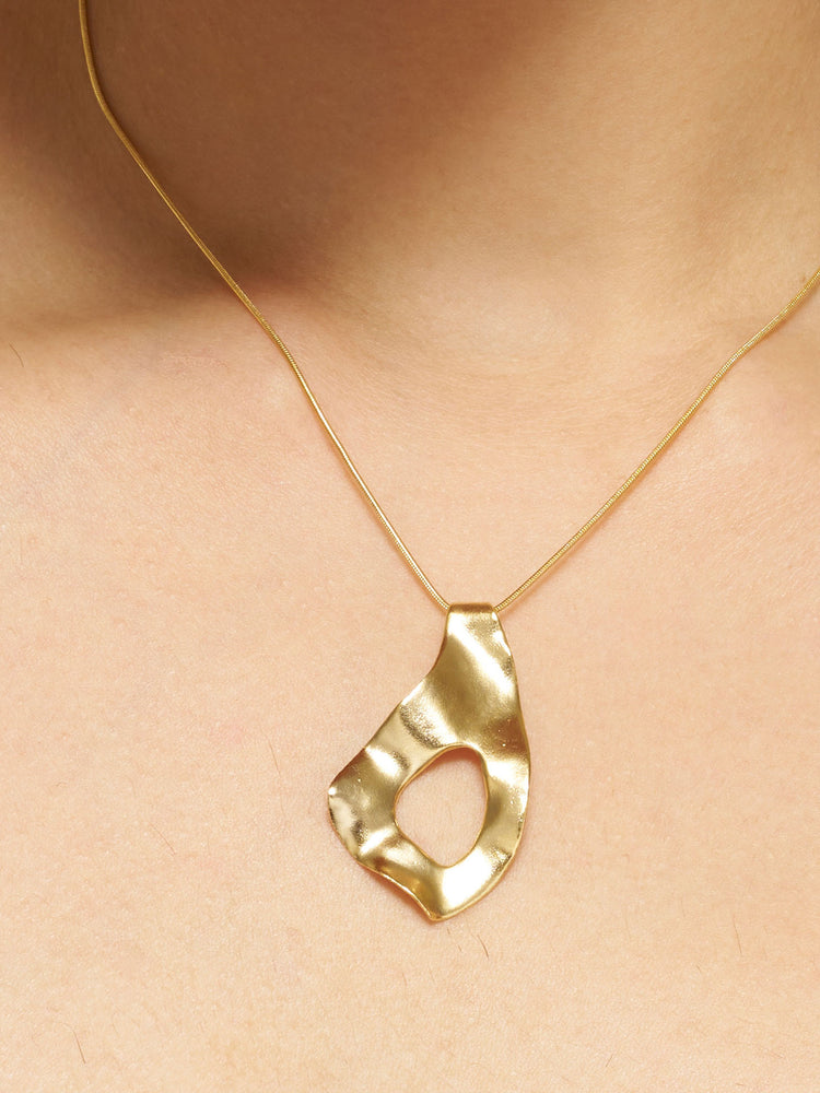 Aurora Wave Pendant Necklace