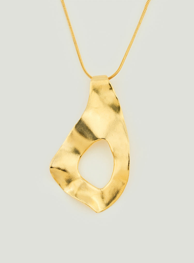 Aurora Wave Pendant Necklace