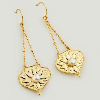 Celeste Pearl Drop Earrings