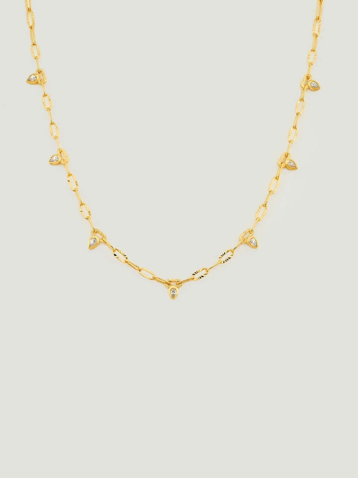 Dew Drop Chain Necklace